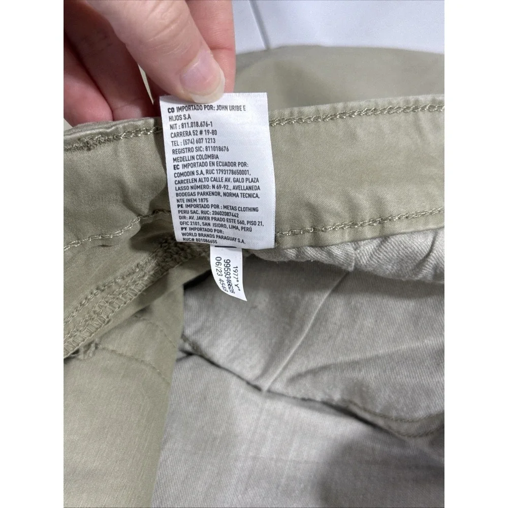 American‎ Eagle Jeans Mens Size 36x32 Beige Stretch Straight Leg Casual Office